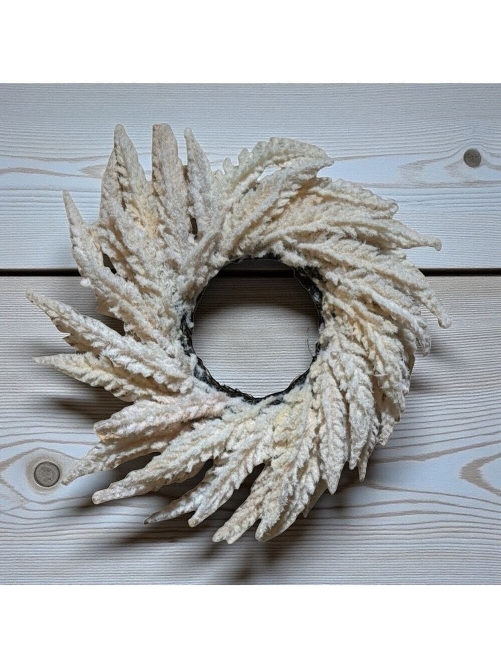 Target Cream Faux Wreath 12 Inch Indoor NWT